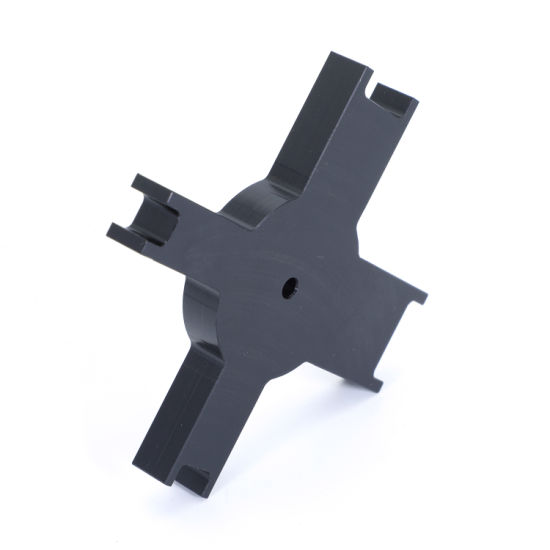 Mecanizado CNC de precisión Piezas de Delrin negras personalizadas
